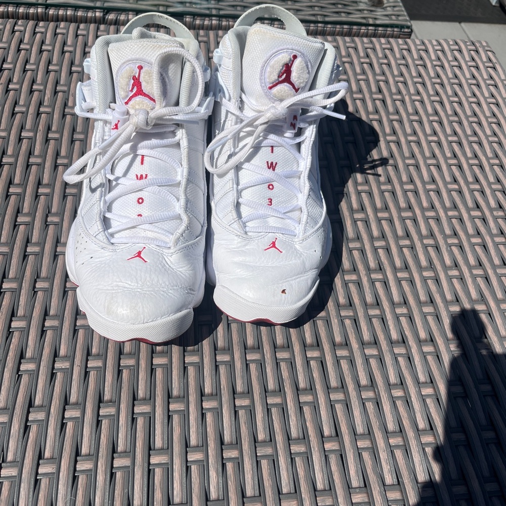 Jordan 6 Rings Mid White Mystic Hibiscus